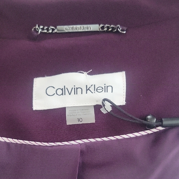 Calvin Klein Deep Purple Women's Blazer - Picture 2 of 6